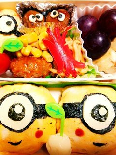 超簡単!ミニオン弁当-レシピのメイン写真