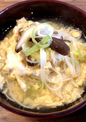 麺つゆ不要☆簡単☆卵とじにゅうめん-レシピのメイン写真