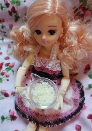 リカちゃんサイズ♡カリフラワーライスꕤ*-レシピのメイン写真