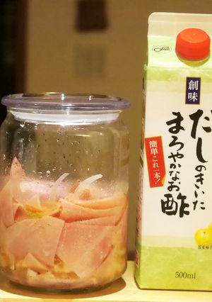 だしまろ酢で★ハムと玉ねぎのマリネ-レシピのメイン写真