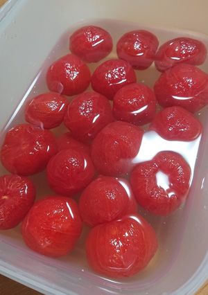 秋穂トマトのシロップ漬け-レシピのメイン写真