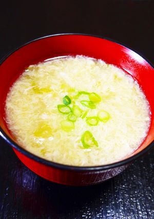 懐かしい給食の味。キャベツ入りかきたま汁-レシピのメイン写真