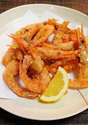 さくさく甘エビの唐揚げ☆油ハネしないよ♪-レシピのメイン写真