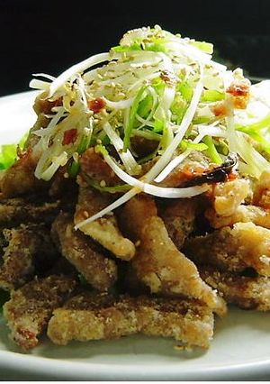 豚もも肉の竜田揚げ梅ポン酢がけ～♪-レシピのメイン写真