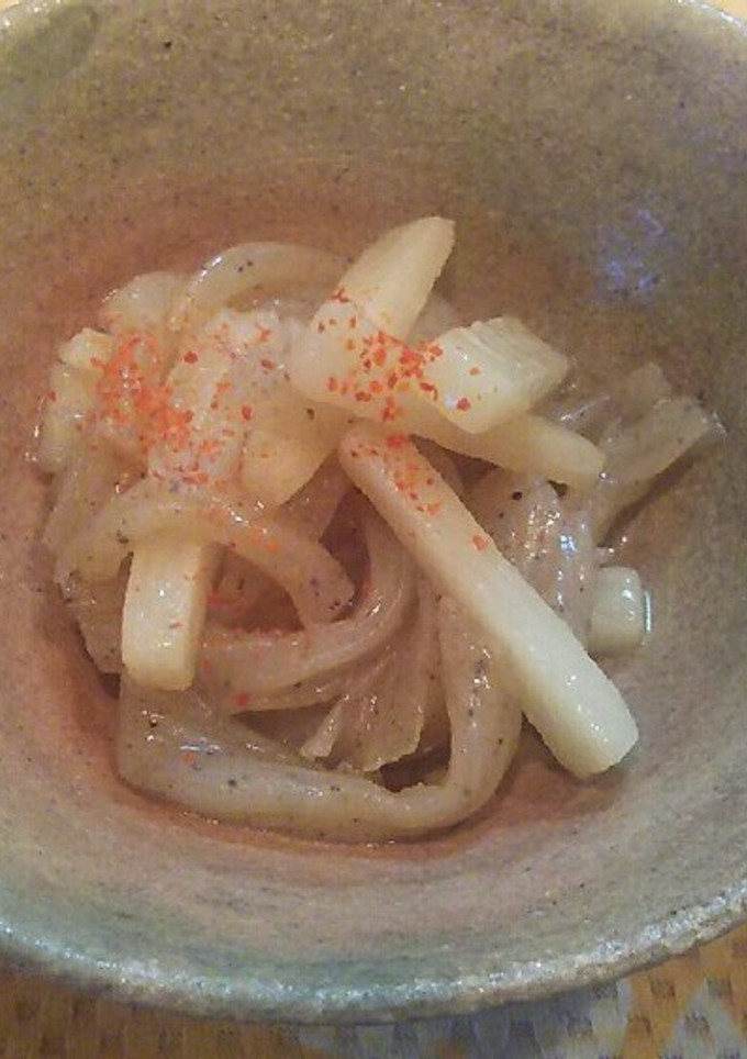 山芋と蒟蒻の金平風煮物-レシピのメイン写真