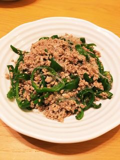 ピーマン春雨ひき肉簡単塩炒め-レシピのメイン写真