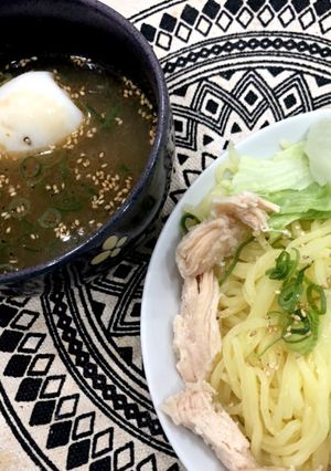 ヘルシーこんにゃく麺で味噌ダレつけ麺-レシピのメイン写真