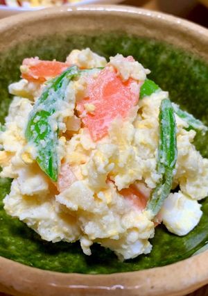 スナップエンドウのポテトサラダ-レシピのメイン写真