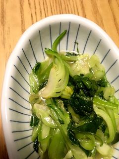 青梗菜のにんにく炒め-レシピのメイン写真