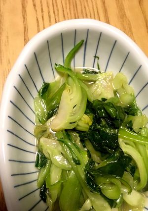 青梗菜のにんにく炒め-レシピのメイン写真