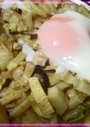 焼き肉のタレ利用♬ピリ焼きうどん♬-レシピのメイン写真