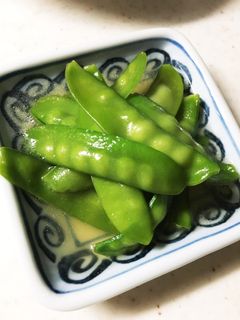絹さやの柔らかあっさり煮-レシピのメイン写真