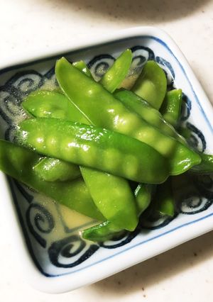 絹さやの柔らかあっさり煮-レシピのメイン写真