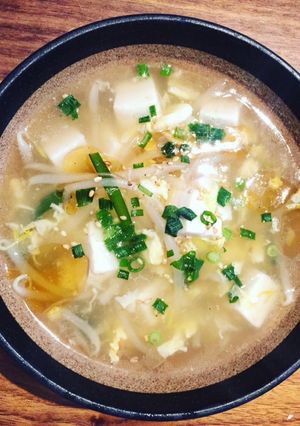 野菜ミックスで簡単中華スープ-レシピのメイン写真