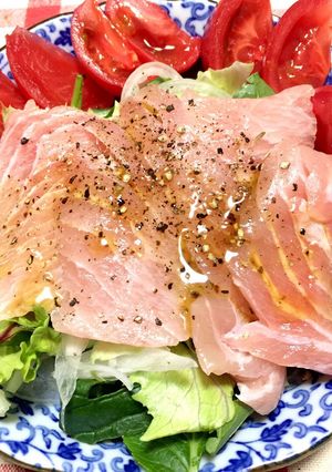 びんちょうまぐろのカルパッチョ-レシピのメイン写真