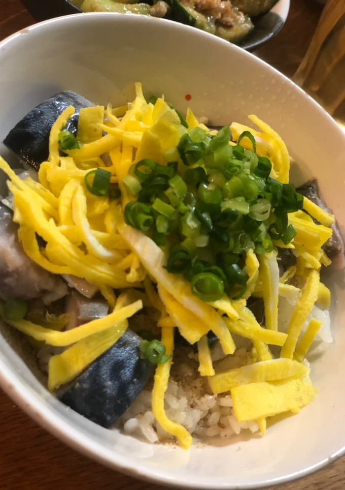 〆さば丼-レシピのメイン写真