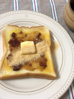 きな粉がけ*あんバタ トースト-レシピのメイン写真