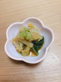 黄金比 白菜のおひたし-レシピのメイン写真