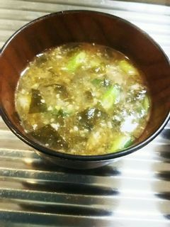 海苔とわかめのお味噌汁-レシピのメイン写真