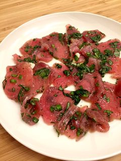 マグロのカルパッチョ-レシピのメイン写真