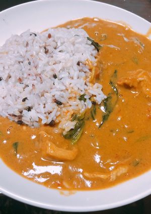 ほうれん草と鶏肉のマイルドカレー-レシピのメイン写真