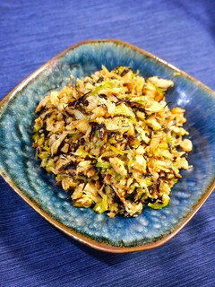 簡単!ホッケとひじきの胡麻風味炒め-レシピのメイン写真