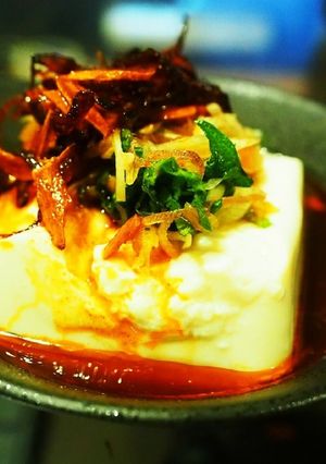 自家製食べるラー油豆腐-レシピのメイン写真