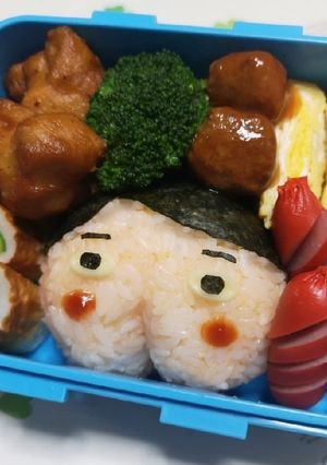 キャラ弁 おしり探偵-レシピのメイン写真