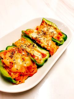 ピーマンのベーコンチーズピザ-レシピのメイン写真