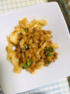 納豆と油揚げのラー油和え-レシピのメイン写真