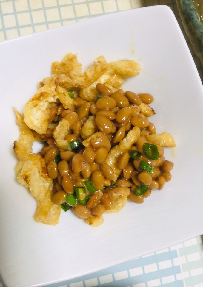 納豆と油揚げのラー油和え-レシピのメイン写真