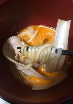 豚すき焼きうどん鍋-レシピのメイン写真