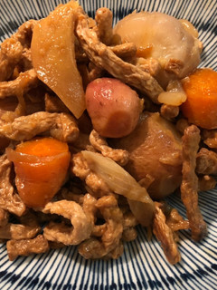 圧力鍋で根菜煮物 ビーガン 精進-レシピのメイン写真