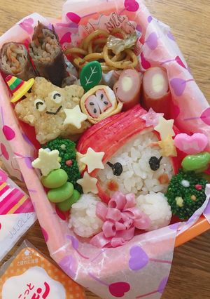 ツムツムアリエル弁当♡ プリンセス弁当-レシピのメイン写真