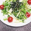 水菜と長芋のサラダ