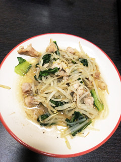小松菜と鶏肉の中華炒め-レシピのメイン写真