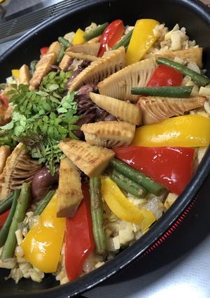 筍とホタルイカのパエリヤ-レシピのメイン写真