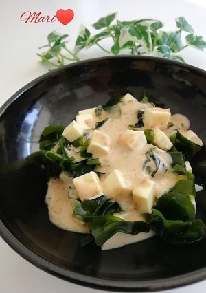 豆腐わかめチーズの健康サラダ-レシピのメイン写真