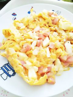 はんぺんとハムの卵焼き-レシピのメイン写真