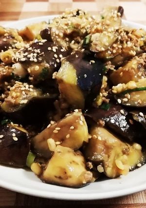 簡単レシピ☆手作り辛肉味噌で麻婆茄子-レシピのメイン写真