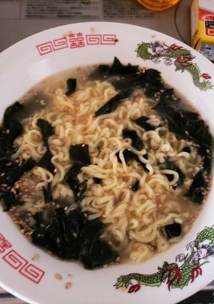 ワカメラーメン-レシピのメイン写真