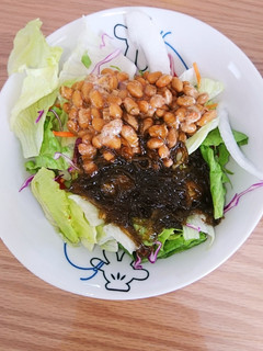 もずく納豆サラダ-レシピのメイン写真