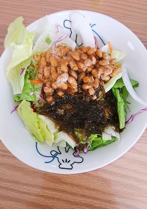 もずく納豆サラダ-レシピのメイン写真