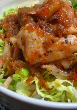 ♪鶏肉のにんにくソース丼♪-レシピのメイン写真