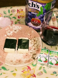 ベビーチーズ海苔巻き✨(^q^)☺⛄-レシピのメイン写真