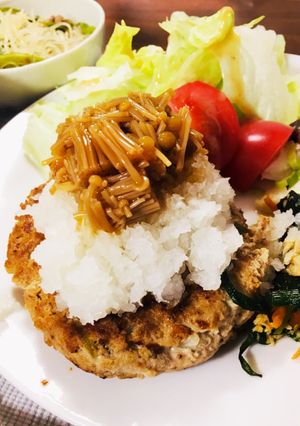 おから煮消費！和風おからハンバーグ-レシピのメイン写真