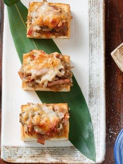 ☆簡単☆厚揚げとベーコンのみそチーズ焼き-レシピのメイン写真