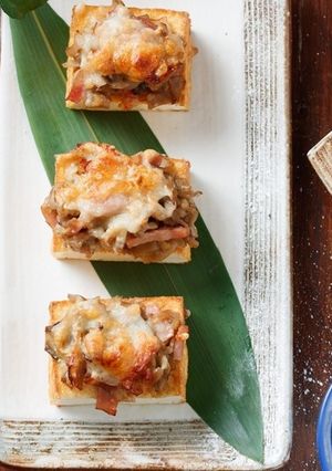 ☆簡単☆厚揚げとベーコンのみそチーズ焼き-レシピのメイン写真