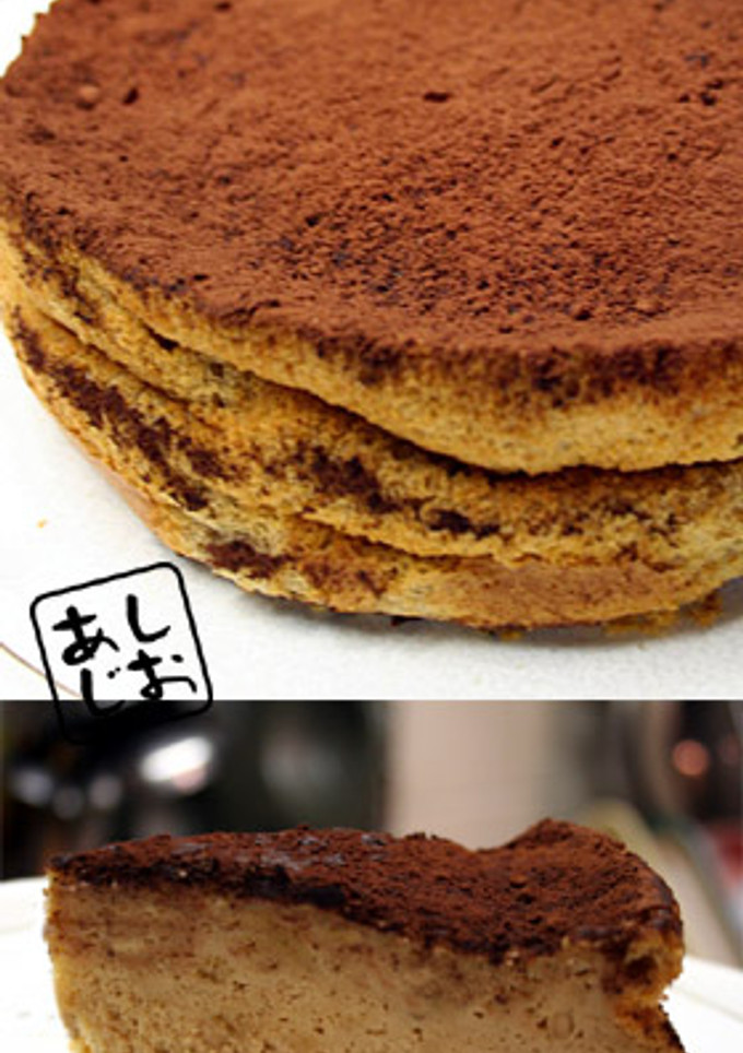 マスカポーネとモカの簡単しっとりケーキ-レシピのメイン写真