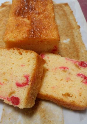 オレンジピールとチェリーのパウンドケーキ-レシピのメイン写真